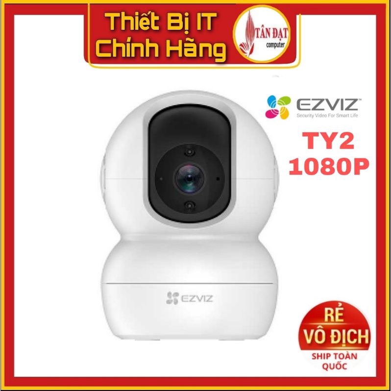 Camera Ezviz TY2 1080P Full HD CS-TY2-B0 -Xoay 360 - Đàm thoại 2 chiều