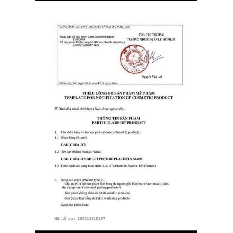 MẶT NẠ NHAU THAI CỪU R&B DAILY BEAUTY