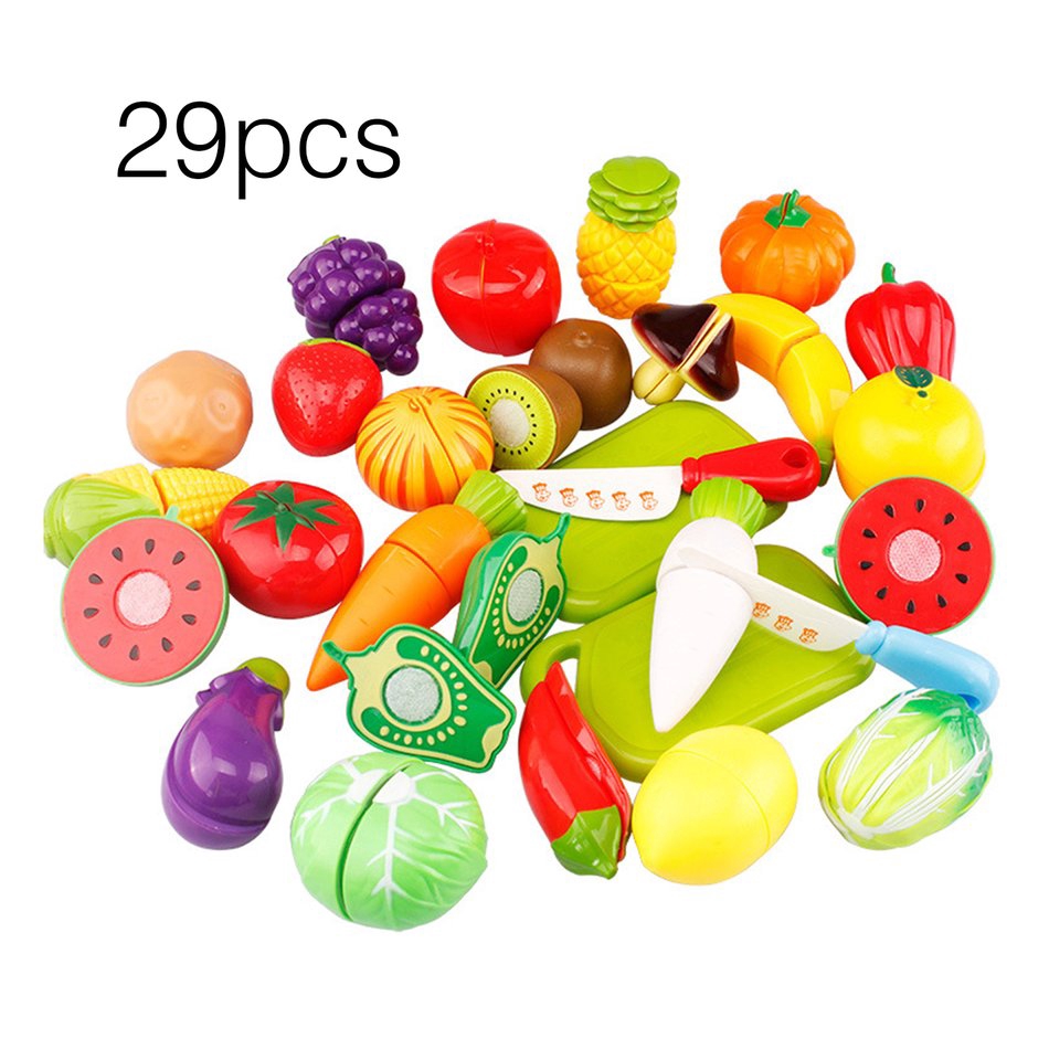 Set 29 Món Đồ Chơi Cắt Trái Cây Rau Củ Quả Dành Cho Bé