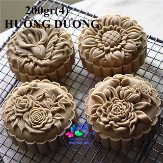 KHUÔN BÁNH TRUNG THU 200GR (4 HƯỚNG DƯƠNG)