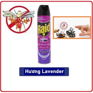 Xịt côn trùng RAID 600 diệt tới 99,9%