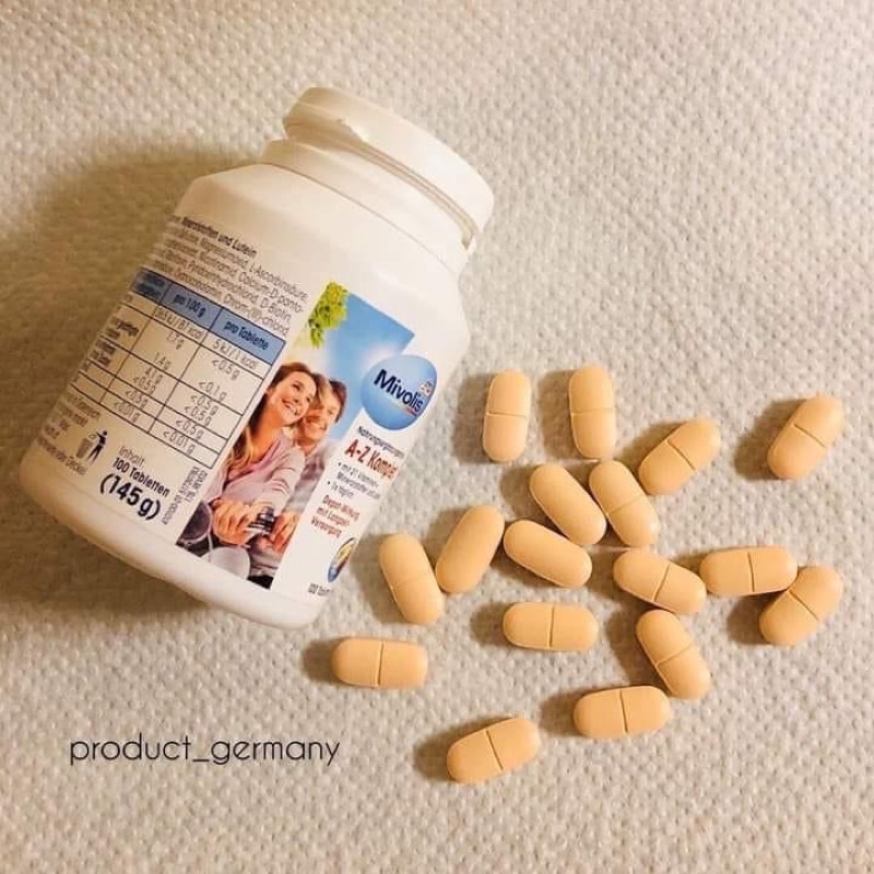 Vitamin Tổng Hợp Mivolis A Z Depot ab 50, 100 Viên