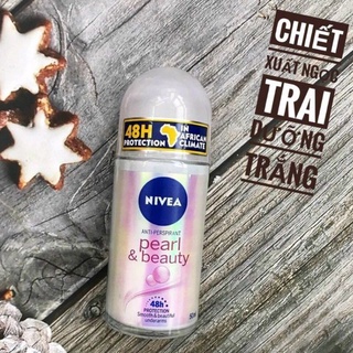 Lăn nách khử mùi Nivea Ngọc Trai/Dưỡng Trắng Mờ Thâm/ Men công nghệ mới 50ml/25ml