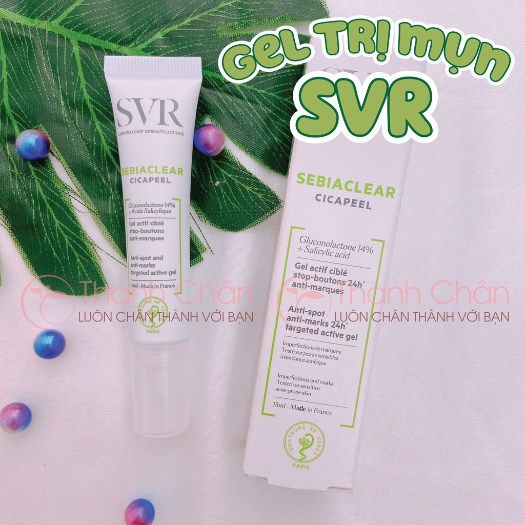 Gel Chấm Mụn SVR SEBIACLEAR Cicapeel 15ml
