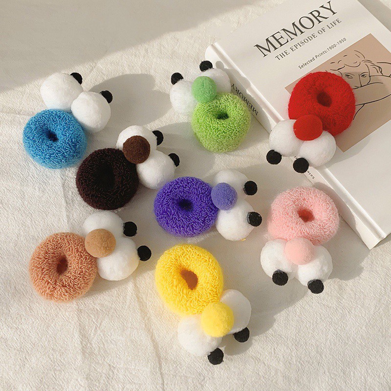 Dây buộc tóc hình đôi mắt to dễ thương thời trang cho nữ