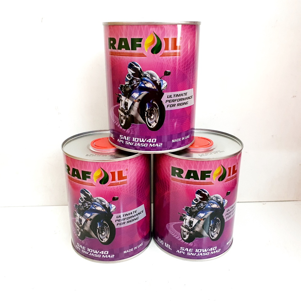 (SHOPEE TÀI TRỢ) BỘ 6 LON NHỚT RAFOIL 800ML TỔNG HỢP 100% 10W40
