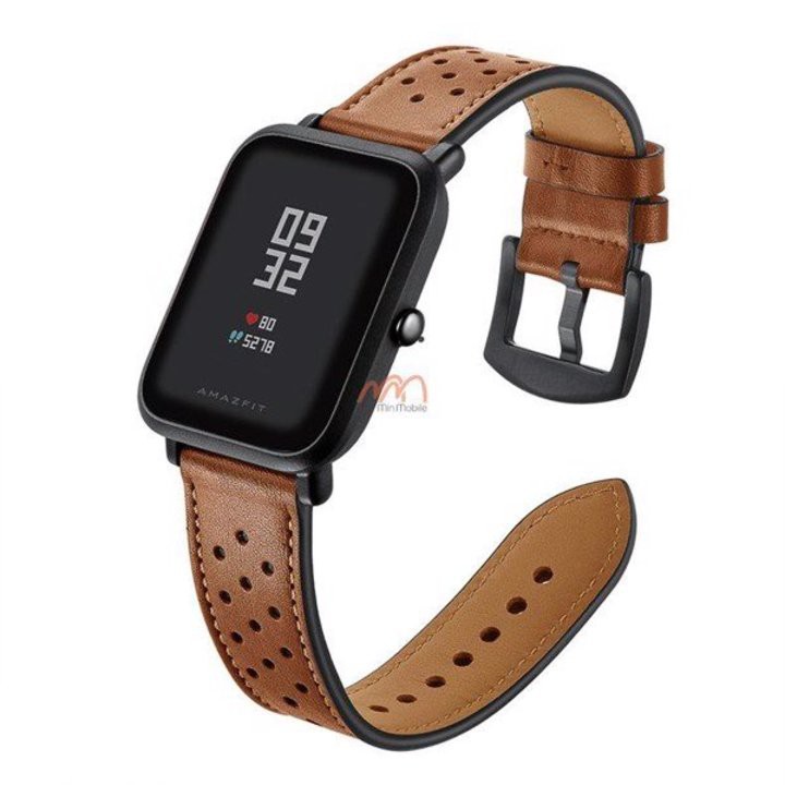 Dây da bấm lổ Amazfit Bip