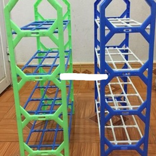 Kệ giầy nhựa 4 tầng và chiếu