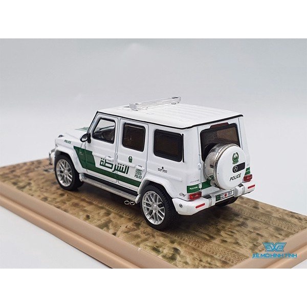 Xe Mô Hình Mercedes-AMG G63 Tỉ lệ 1:64 Hãng sản xuất Tarmac Works ( Dubai Police )