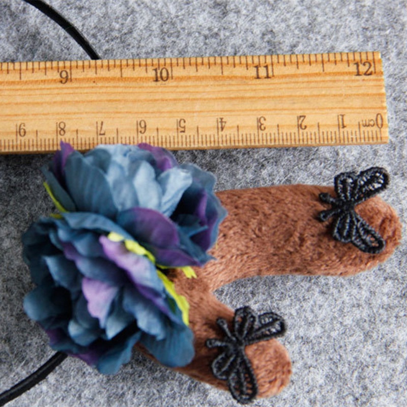 Flgo Băng Đô Cài Tóc Hình Sừng Tuần Lộc Giáng Sinh Họa Tiết Hoạt Hình Dễ Thương