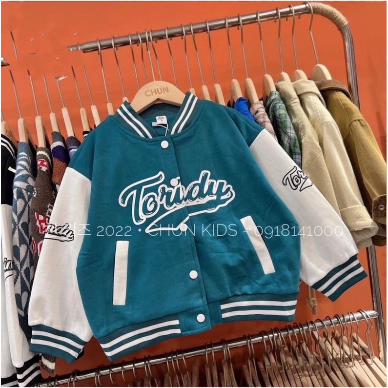 ÁO BOMBER BÓNG CHÀY CHO BÉ