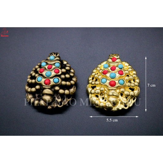 CỬU ĐẦU TRÙNG ĐÍNH HẠT TO (VÀNG - ĐEN)