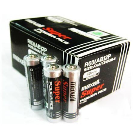 Pin tiểu nhỏ Maxell 3A. Made in Indonesia. Hàng chính hãng. Nhập khẩu từ Indonesia. Không chính hãng đền gần đôi