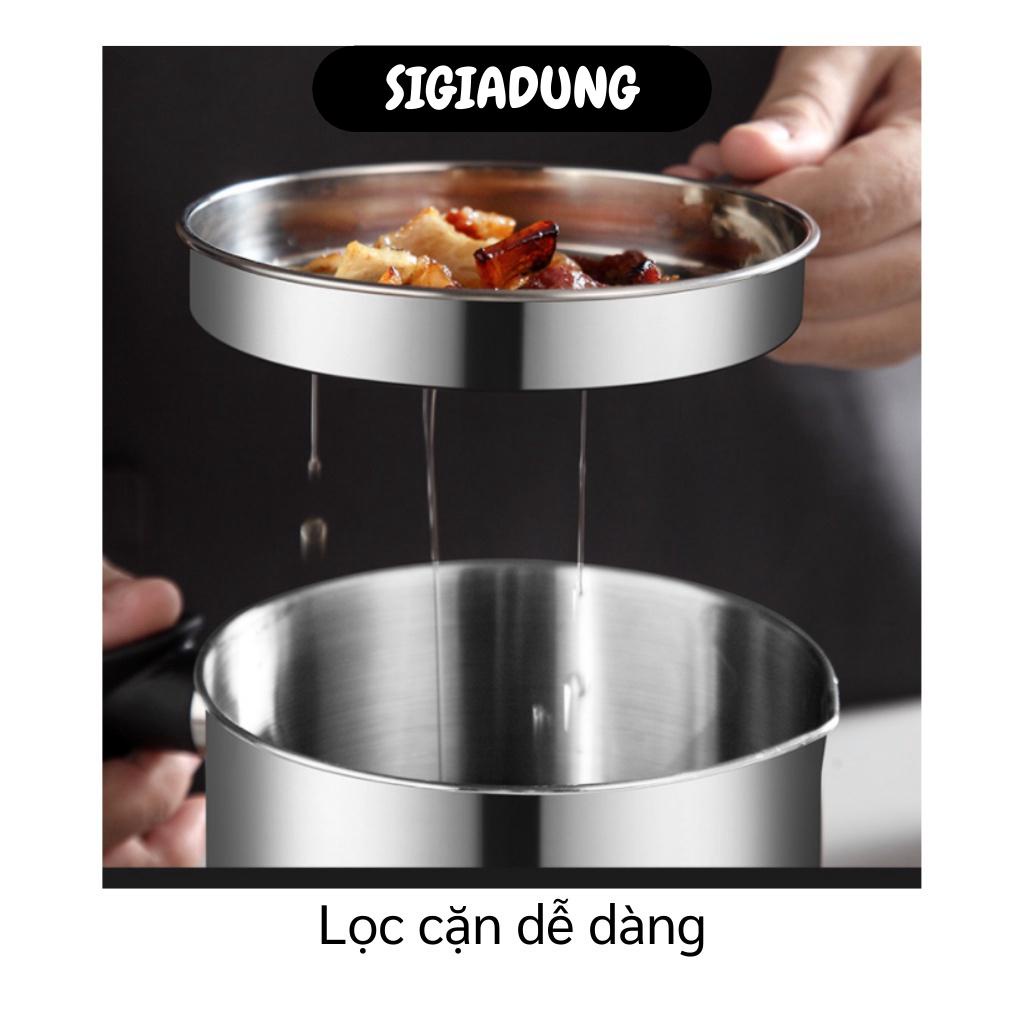 [SGD] Ca Lọc Dầu - Bình Lọc, Trữ Dầu Ăn Có Lưới Lọc Cặn Bằng Thép Không Gỉ 9582