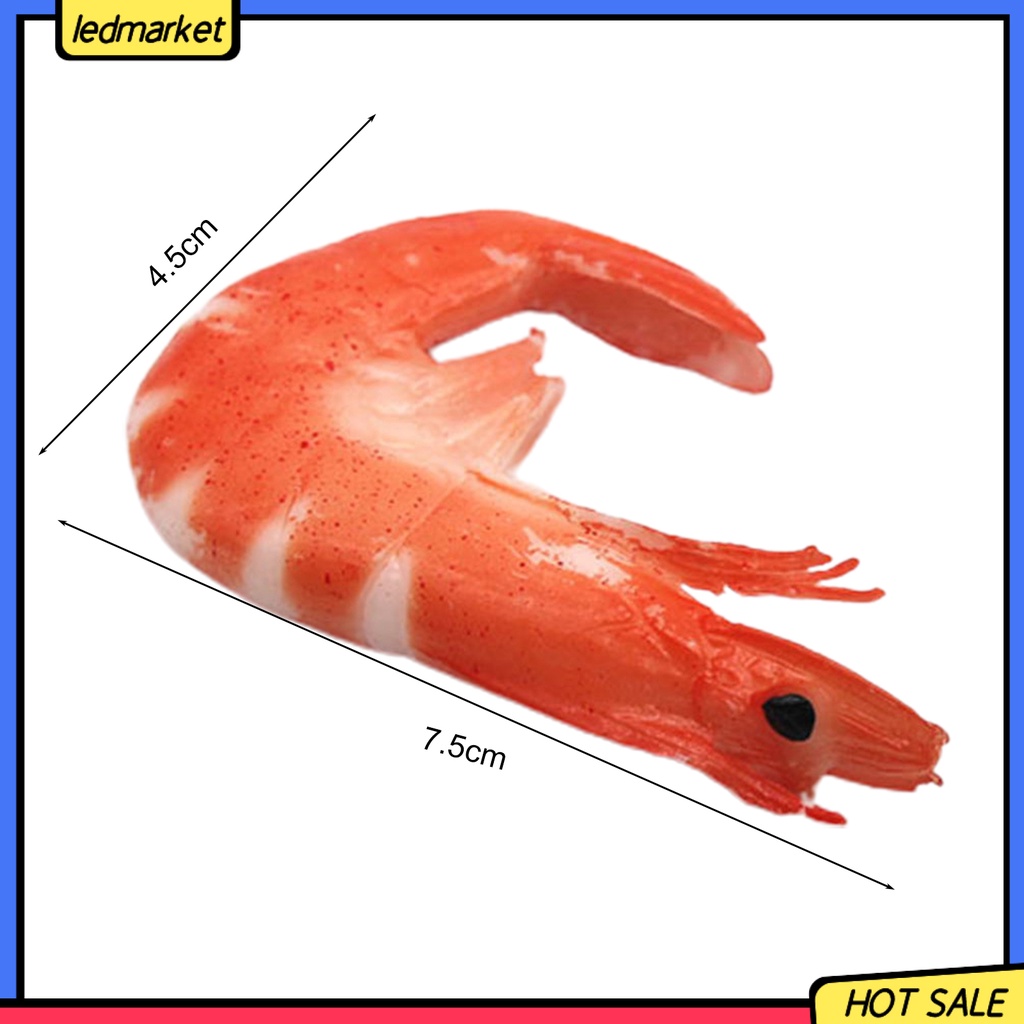 Mô Hình Con Tôm Hùm Màu Sắc Tươi Sáng Dùng Để Trang Trí Nhà Búp Bê