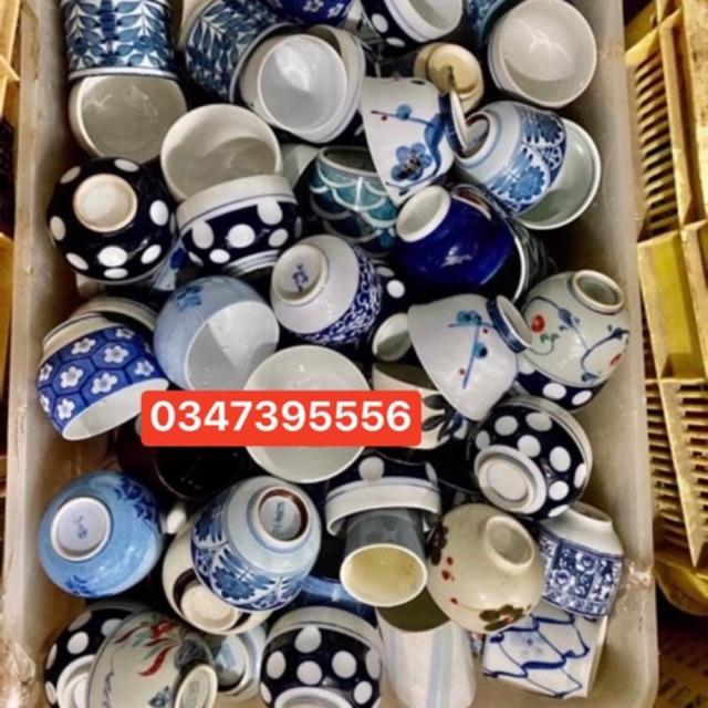 10 ly gốm Nhật (khoan lỗ miễn phí)