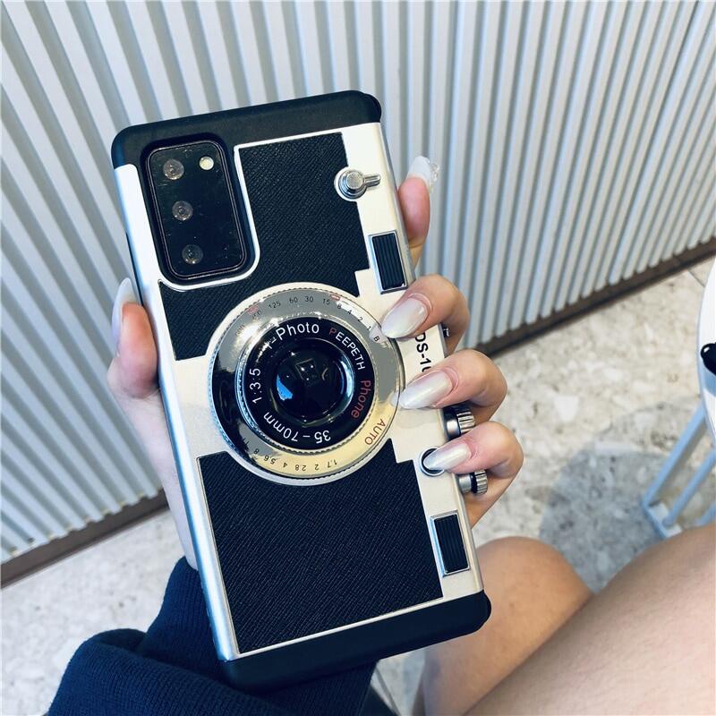 Ốp Điện Thoại Bảo Vệ Camera In Hình Máy Ảnh 3D Cho Samsung Galaxy Note 20 Ultra/Samsung Galaxy Note 20