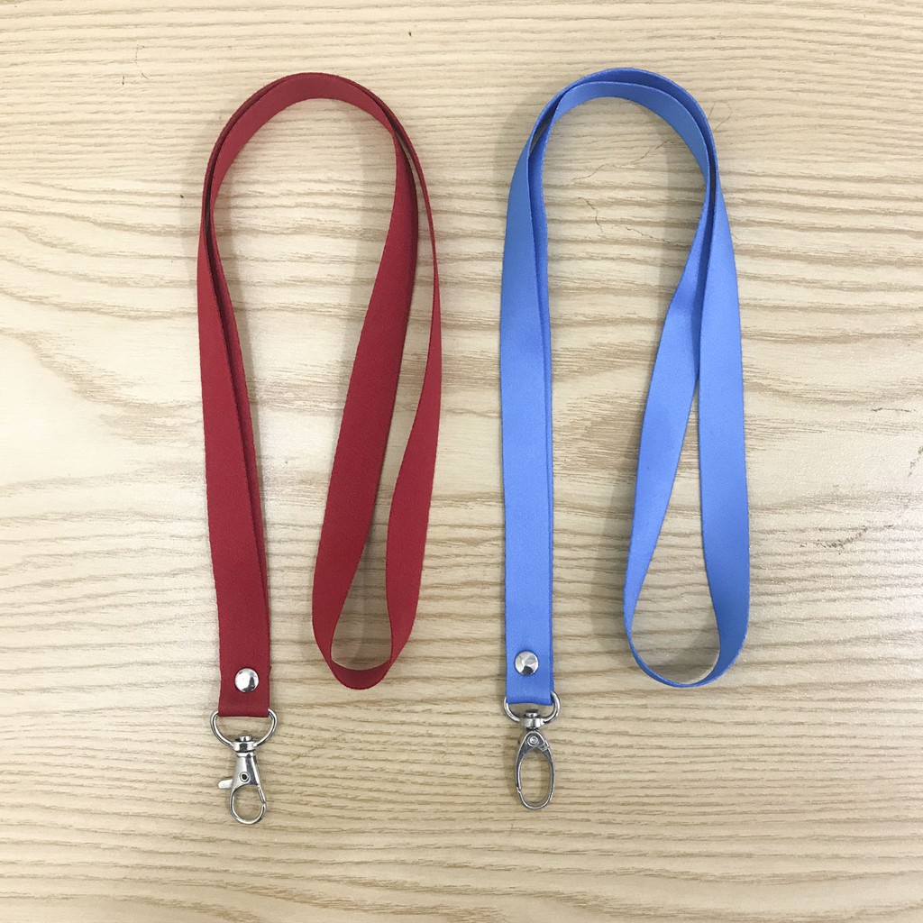 5 Chiếc dây đeo thẻ, thẻ đeo dây học sinh sinh viên, cán bộ công nhân viên ( Dây polyester mịn 1.5cm x 90cm)