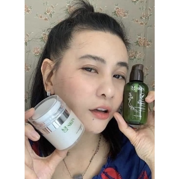 Kem Face Nhân Sâm Mqskin,Kem dưỡng trắng, phục hồi da sau tái tạo, ngăn ngừa mụn nám