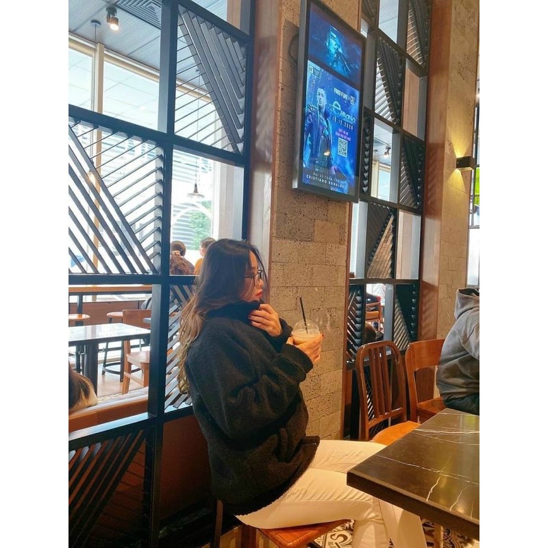 Áo lông 2 màu dành cho nữ