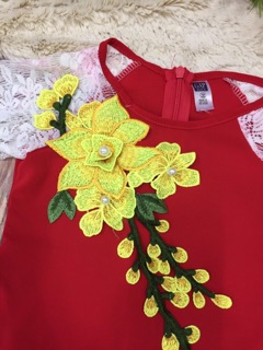 Set áo dài cách tân mẹ và bé