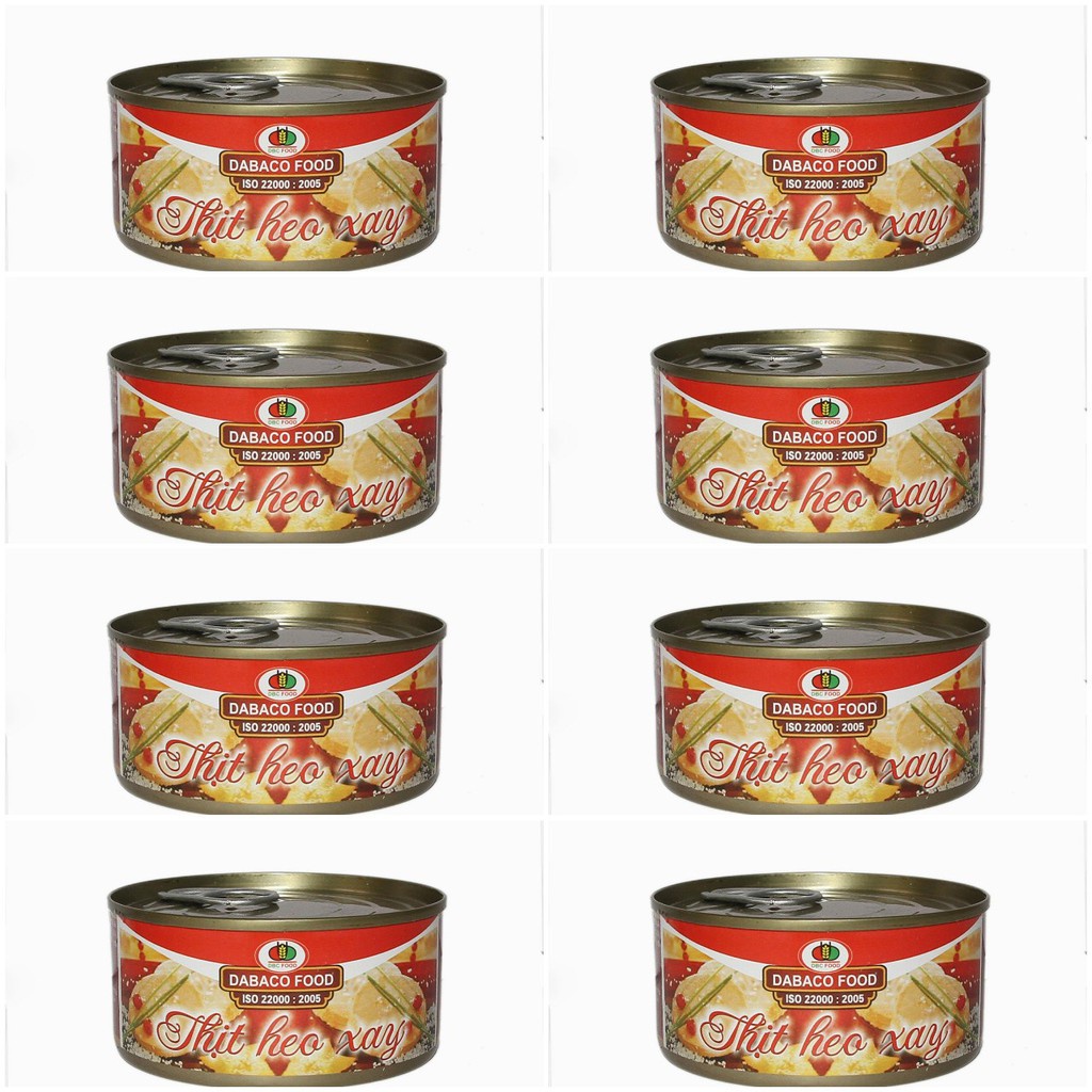 Thịt hộp heo xay hàng chính hãng công ty Dabaco Food - hộp 170gr date mới nhất đến 2025