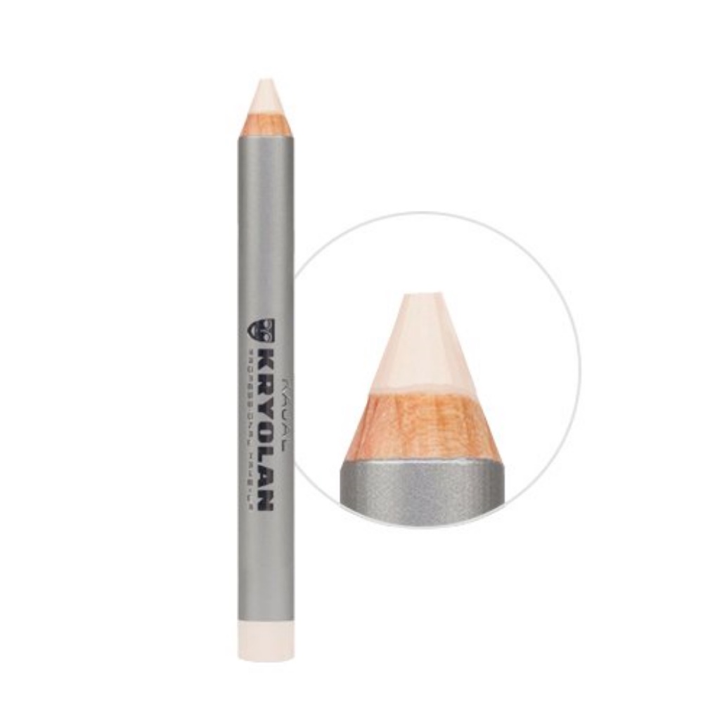 [Xukashop] Chì kẻ mắt Kryolan Kajal Pencil màu trắng chống nước lâu trôi