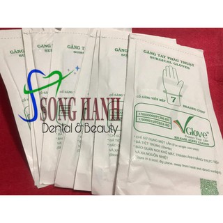 [Bán giá gốc] Găng tay phẫu thuật (tiệt trùng) (Đôi) (Set 10 đôi)