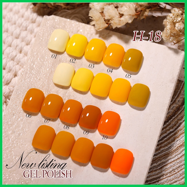Sơn Móng - Sơn Gel - Angels - Màu Cam - H18