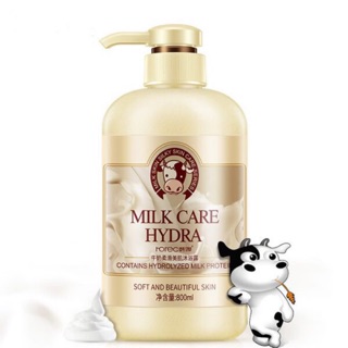 Sữa tắm con bò milk care hydra 800ml