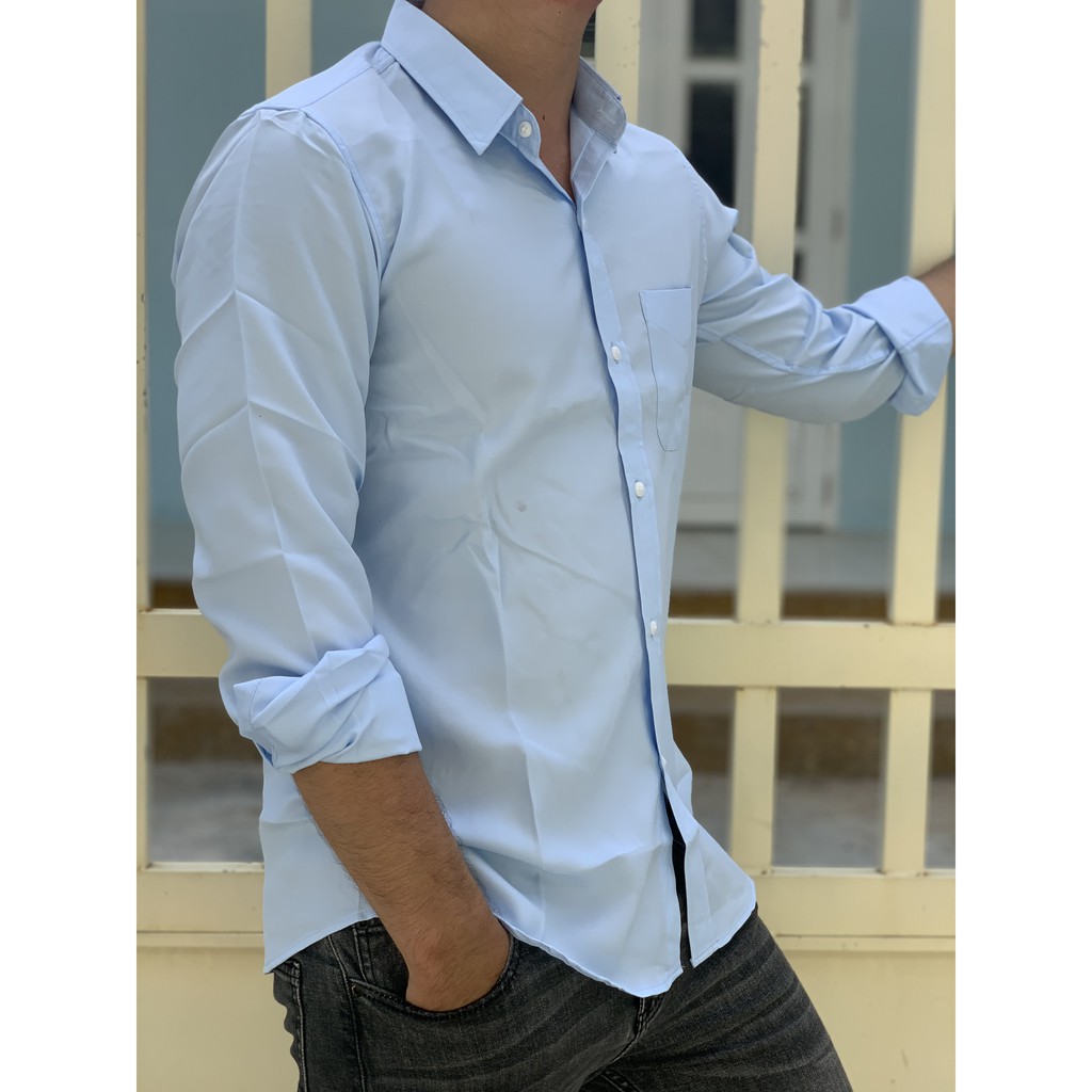Áo sơ mi nam dài tay vải cotton | BigBuy360 - bigbuy360.vn