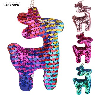 Móc khoá hình tuần lộc lấp lánh