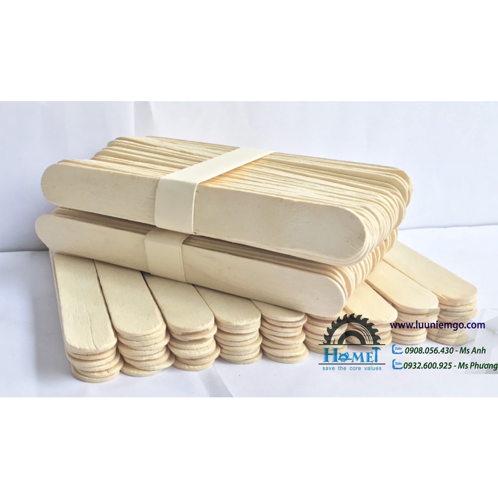 QUE ĐÈ LƯỠI - 2X15CM - QUE ĐẸP LÀM MÔ HÌNH