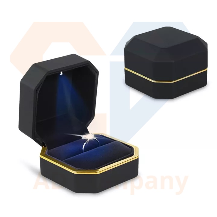 HỘP ĐỰNG TRANG SỨC CAO CẤP - HỘP NHẪN, VÒNG TAY, BÔNG TAI, DÂY CHUYỀN CÓ ĐÈN LED