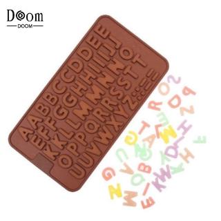 Khuôn Silicon Làm Bánh Kẹo Hình 48 Chữ Cái