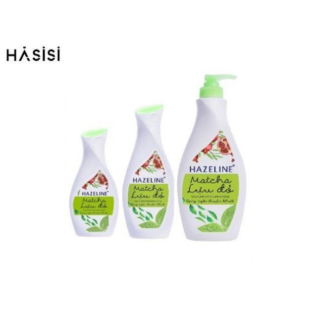 Sữa dưỡng thể hazalien matcha lựu đỏ_ dâu tằm