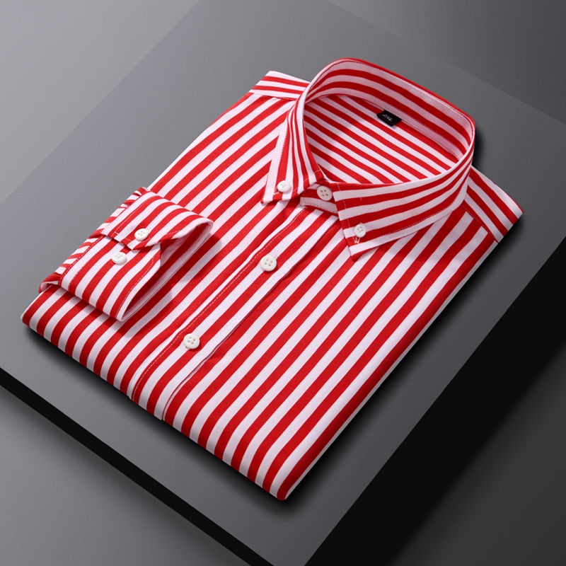 Áo Sơmi DàI Tay Kẻ SọC Đơn GiảN Cho Nam