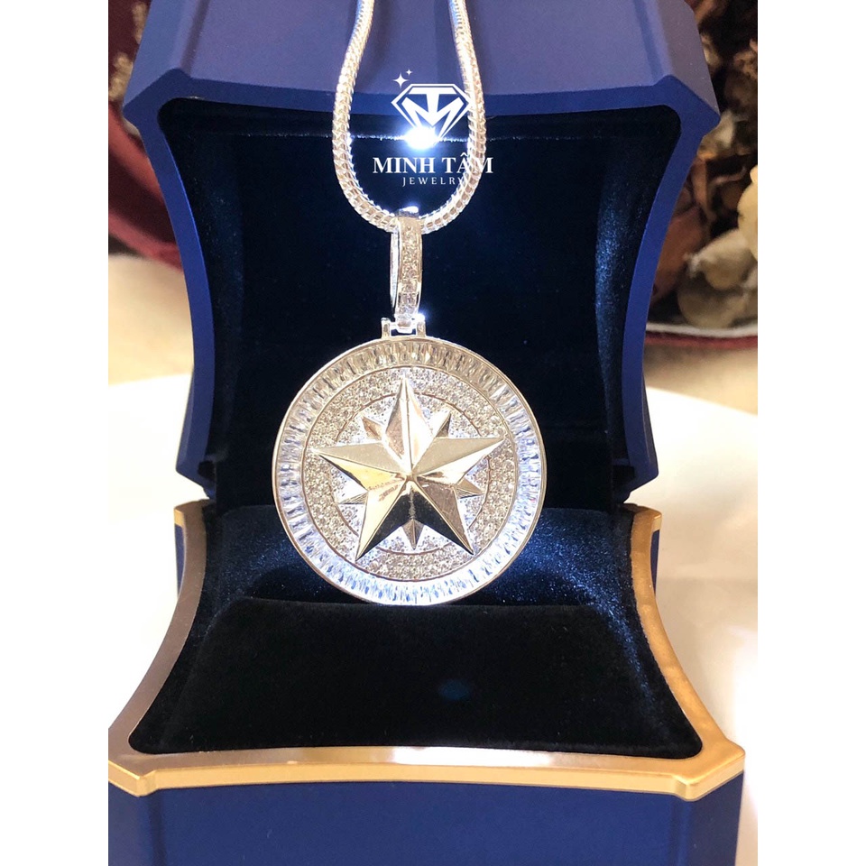 Mặt dây chuyền ngôi sao hi vọng bạc ta cho nam Minh Tâm Jewelry