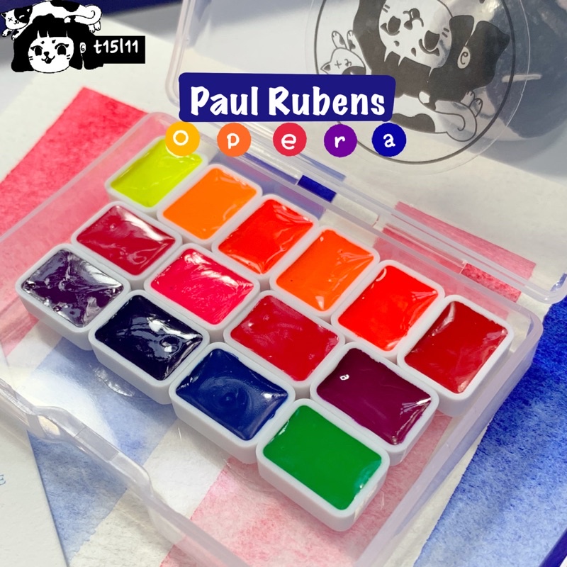 [t15l11] Paul Rubens Opera Pocket 14 màu 0.6ml tone Neon