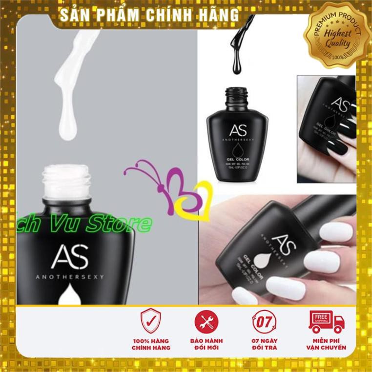 [FREE SHIP] sơn gel AS trắng, đen