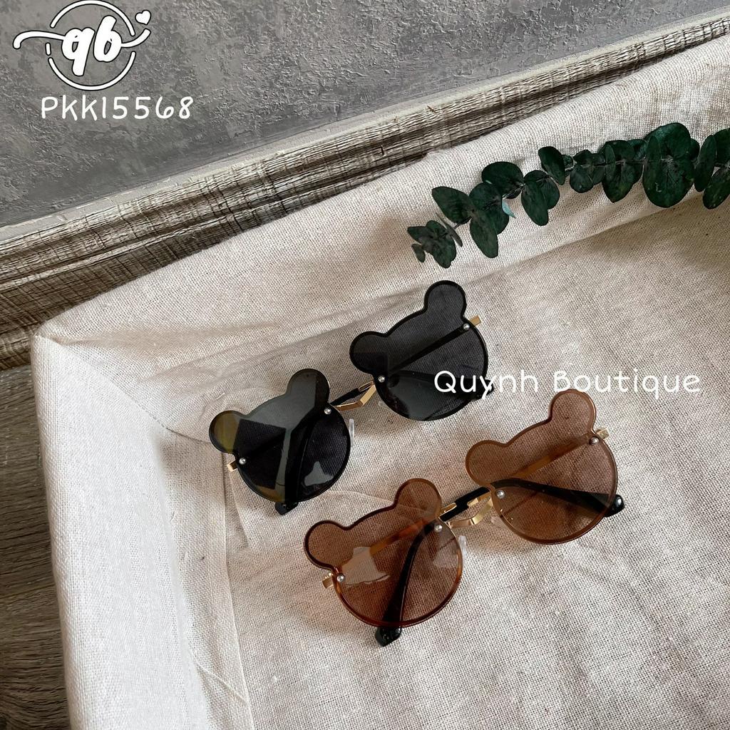 Kính thời trang cho bé QUỲNH BOUTIQUE hình gấu cute