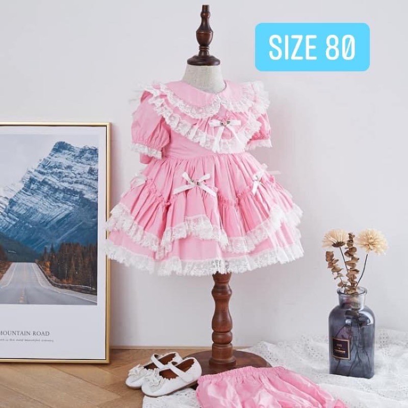 Đầm váy công chúa lolita bèo cho bé gái