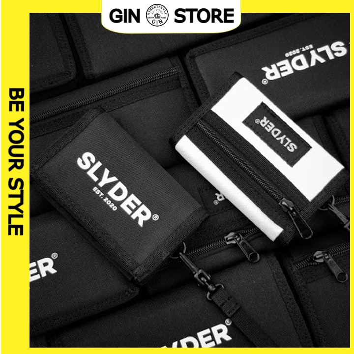 Ví Slyder Wallet Canvas Original Gập SS1 - Ví Gập Nam Nữ - Gin Store