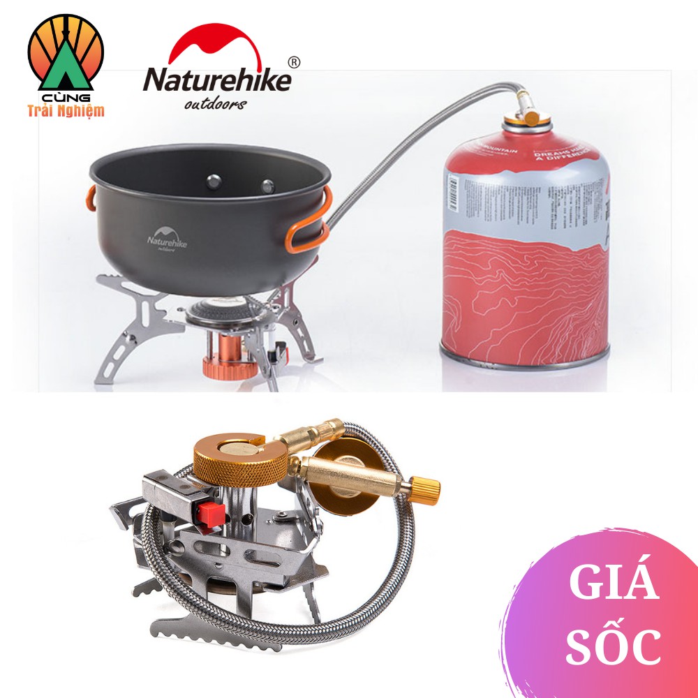 [CHÍNH HÃNG] Bếp Gas Du Lịch Naturehike Siêu Nhỏ Gọn Dành Cho Nấu Ăn Dã Ngoại, Cắm Trại Ngoài Trời NH17L040-T