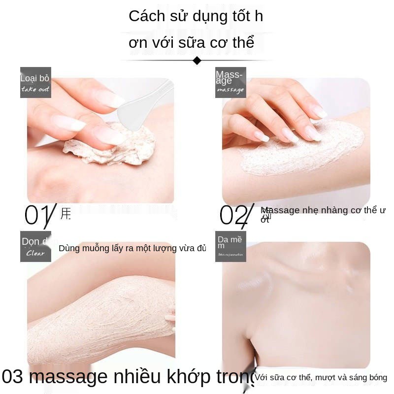 [Nhanh hết da gà] Body tẩy tế bào chết, gà, sữa tắm làm trắng toàn thân và mặt