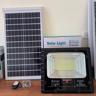 Đèn led năng lượng mặt trời jindian 200w 💥chính hãng💥