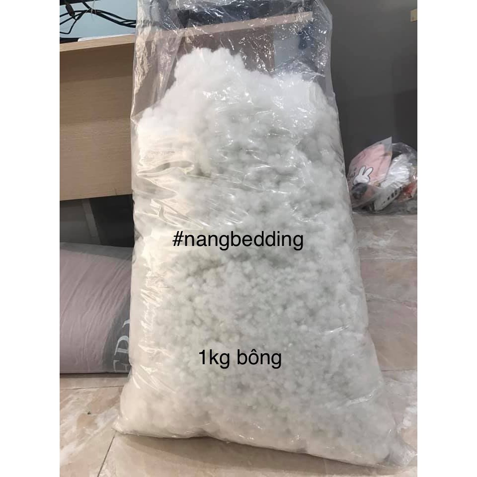 Bông gòn hạt siêu nảy , chống xẹp nhồi thú , làm đồ HandMade - 0,5kg