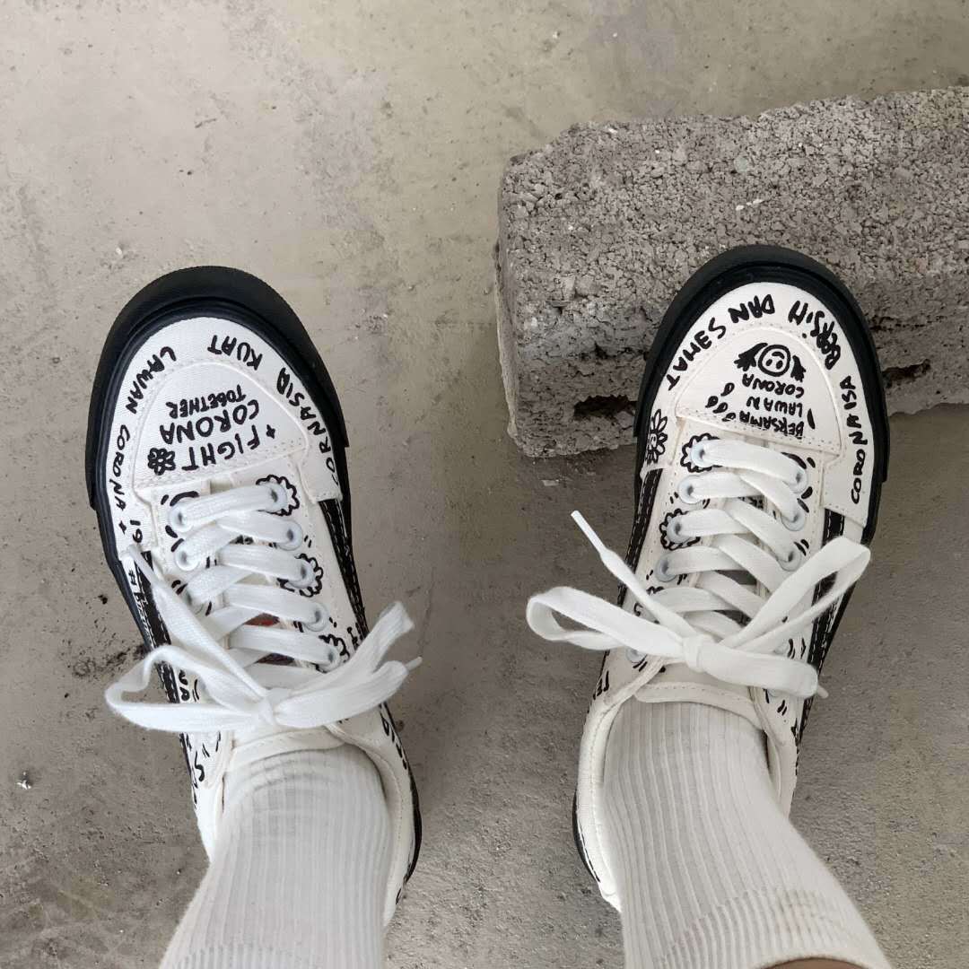 Giày Thể Thao Vải Bạt Thời Trang Hàn Cho Nữ 2021 | BigBuy360 - bigbuy360.vn