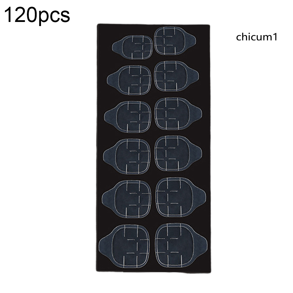 [Hàng mới về] Bộ 120 keo dán móng giả hai mặt trong suốt để trang trí móng nghệ thuật