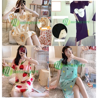 [Mẫu Mới] Váy ngủ bầu và sau sinh cho con bú ti (Sleepy) - Đầm bầu mặc nhà - Đồ ngủ bà bầu thời trang mùa hè Đẹp Giá Rẻ